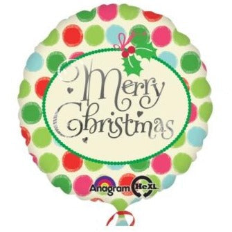 18'' FOIL CHRISTMAS DOTS