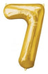 34'' SHAPE FOIL NUMBER 7 - GOLD (ANAGRAM)