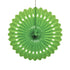 Lime Green Paper Fan Decoration
