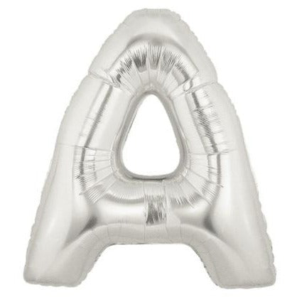 40'' SUPER SHAPE FOIL LETTER A - SILVER