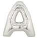 40'' SUPER SHAPE FOIL LETTER A - SILVER
