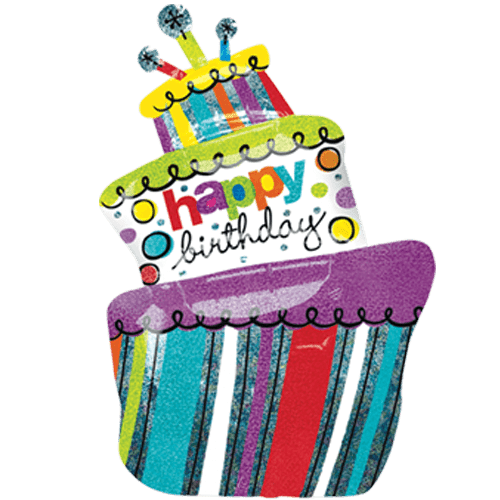 SUPER SHAPE FUNKY BIRTHDAY CAKE