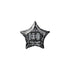 20'' FOIL GLITZ BLACK PRISMATIC BALLOON 100