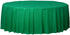 FESTTIVE GREEN ROUND PLASTIC TABLECOVER 213 DIA