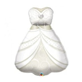 38'' BRIDES WEDDING DRESS SHAPE BALLOON