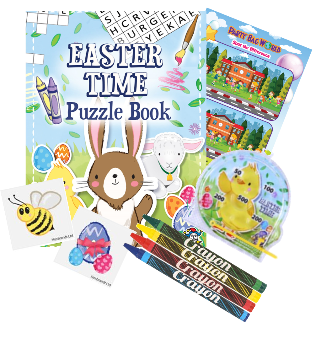 2 x Easter Fun Packs for Children, Off School Fun | Easter Egg  Activity Pack