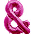 16'' Foil Letter & Ampersand - Magenta Packaged Air Fill