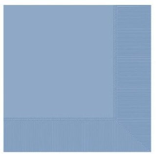 POWDER BLUE LUNCH NAPKIN 2 PLY 33CM 50PK