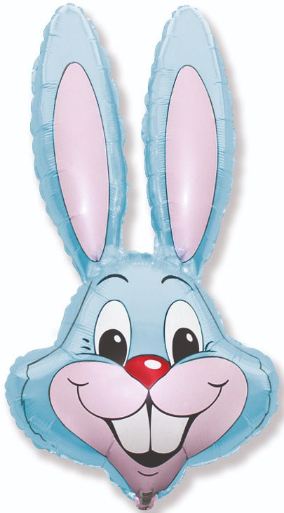 Light Blue Rabbit Head 23''W X 35''H