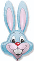 Light Blue Rabbit Head 23''W X 35''H