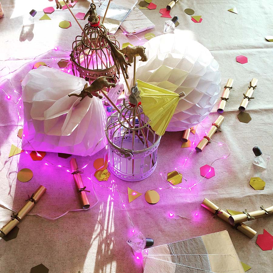 Pink LED Table Lights