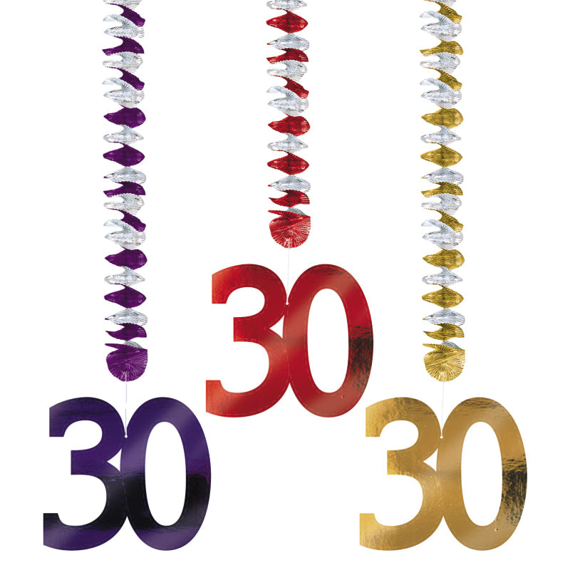 CUTOUT DANGLING FOIL PK3 30TH
