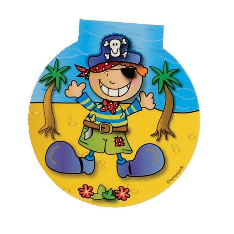 NOTEPAD PARTY PIRATES 4PK