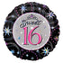 18'' FOIL SWEET 16 SPARKLE BALLOON