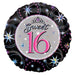 18'' FOIL SWEET 16 SPARKLE BALLOON