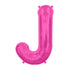 16'' Foil Letter J - Magenta Packaged Air Fill