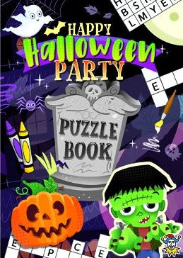 Halloween Activity Colouring Puzzle Book