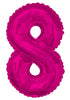 Giant Pink Foil Number '8' Balloon