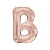34'' SHAPE FOIL LETTER B - ROSE GOLD (ANAGRAM)