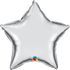 20'' STAR SILVER PLAIN FOIL