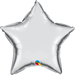 20'' STAR SILVER PLAIN FOIL