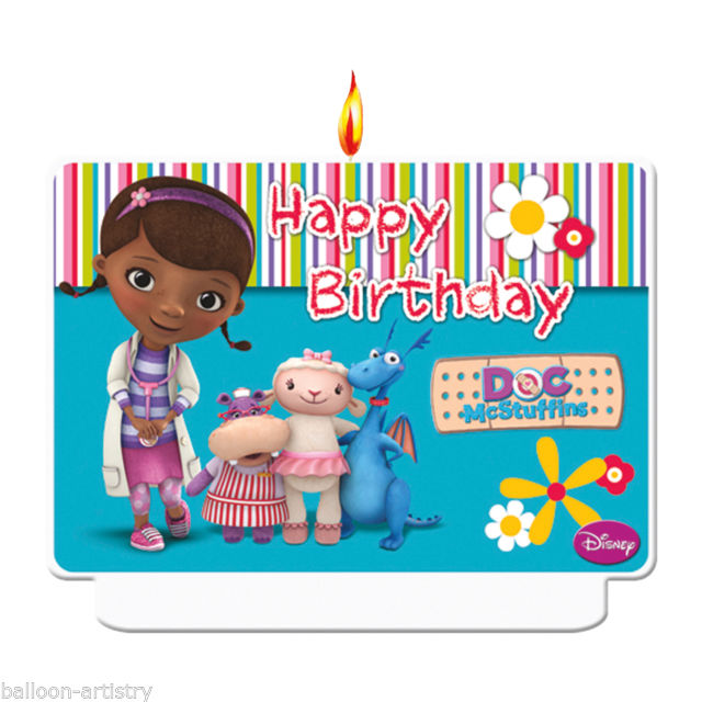 Doc McStuffins Happy Birthday Candle