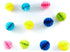 Rainbow Honeycomb Ball Garland