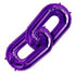 34'' SHAPE DECO LINK PURPLE 86CM (sold in singles)