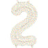 16'' Foil Number 2 - Sprinkles Packaged Air Fill