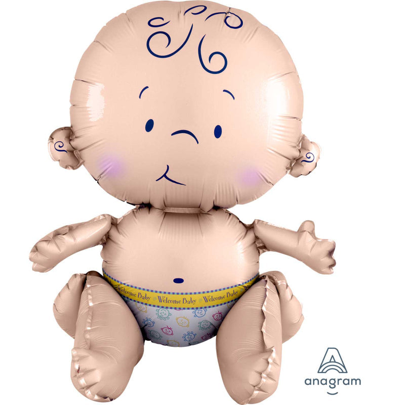 SITTING BABY AIR FILL FOIL BALLOON