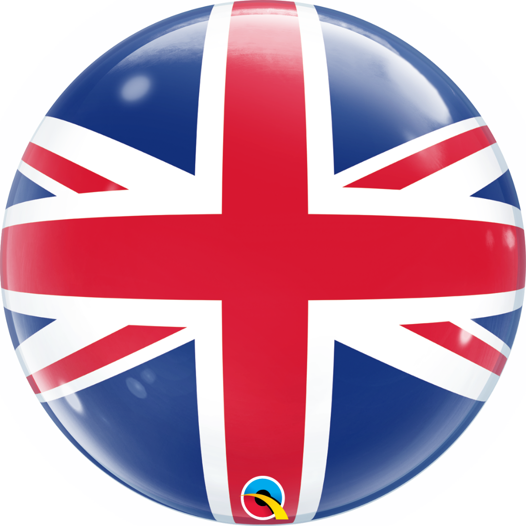 Union Jack Bubble Balloon