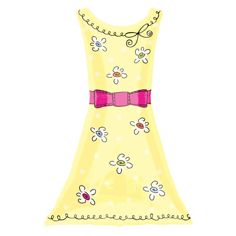 S/SHAPE PRETTY YELLOW DRESS