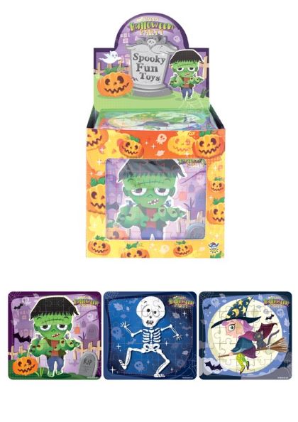 HENBRANDT 20 Spooky Jigsaw Puzzles Halloween Trick or Treat Party bag Fillers
