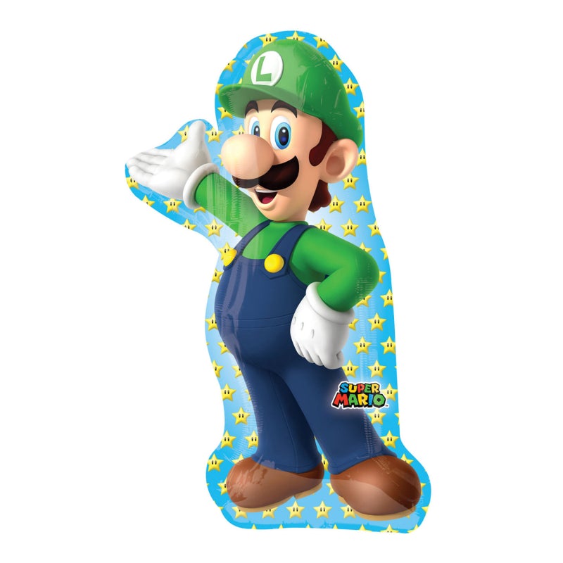 LUIGI SUPER SHAPE FOIL 20''/50cm w x 38''/96cm h