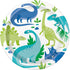 Dinosaur Paper Party Plates (22cm) 8pk
