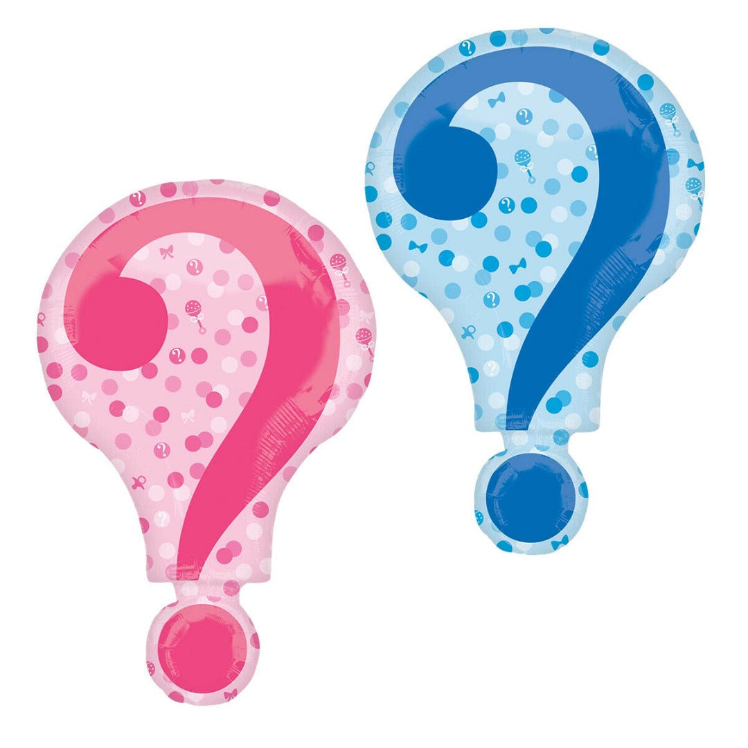 GENDER REVEAL SUPERSHAPE FOIL BALLOON
