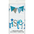 Plastic Blue Bunting Christening Tablecloth, 7ft X 4.5ft