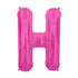 16'' Foil Letter H - Magenta Packaged Air Fill