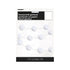 WHITE MINI HONEYCOMB BALL GARLAND 7FT