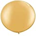 30'' METALLIC GOLD LATEX QUALATEX 2PK