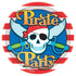 PLATE 22.8CM PIRATE PARTY 8PK