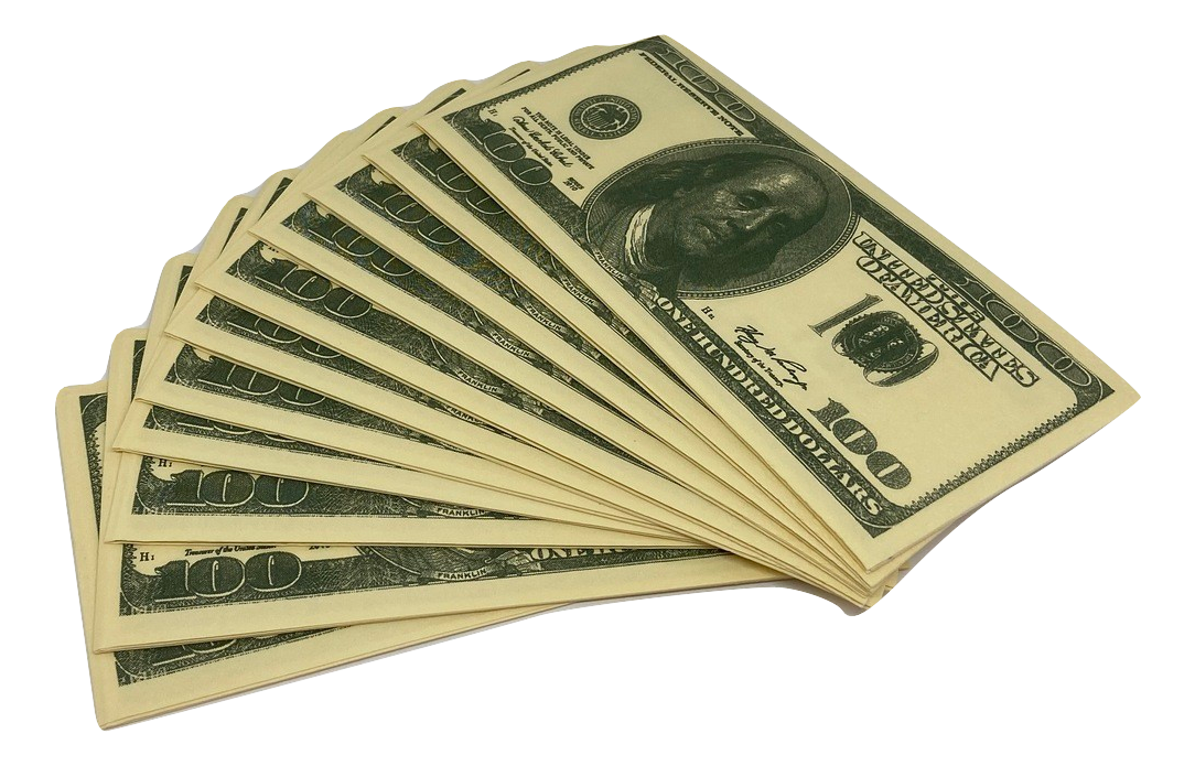 100 Dollar Bill Napkins