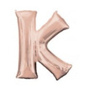 34'' SHAPE FOIL LETTER K - ROSE GOLD (ANAGRAM)