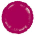 18'' ROUND FOIL BURGUNDY PLAIN FOIL