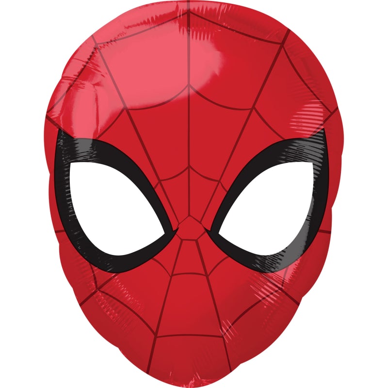 SPIDERMAN MASK JUNIOR SHAPE FOIL BALLOON