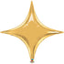 40'' SPECIAL SHAPE STARPOINT METALLIC GOLD (Flat)