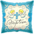 18'' FOIL CUTE ANGELS BAPTISM BOY