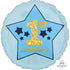 18'' BLUE & GOLD 1ST BIRTHDAY BOY FOIL