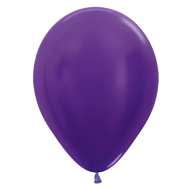 5'' METALLIC VIOLET LATEX SEMPERTEX 100PK
