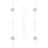 White / Silver Balloon Fun String 1.82m